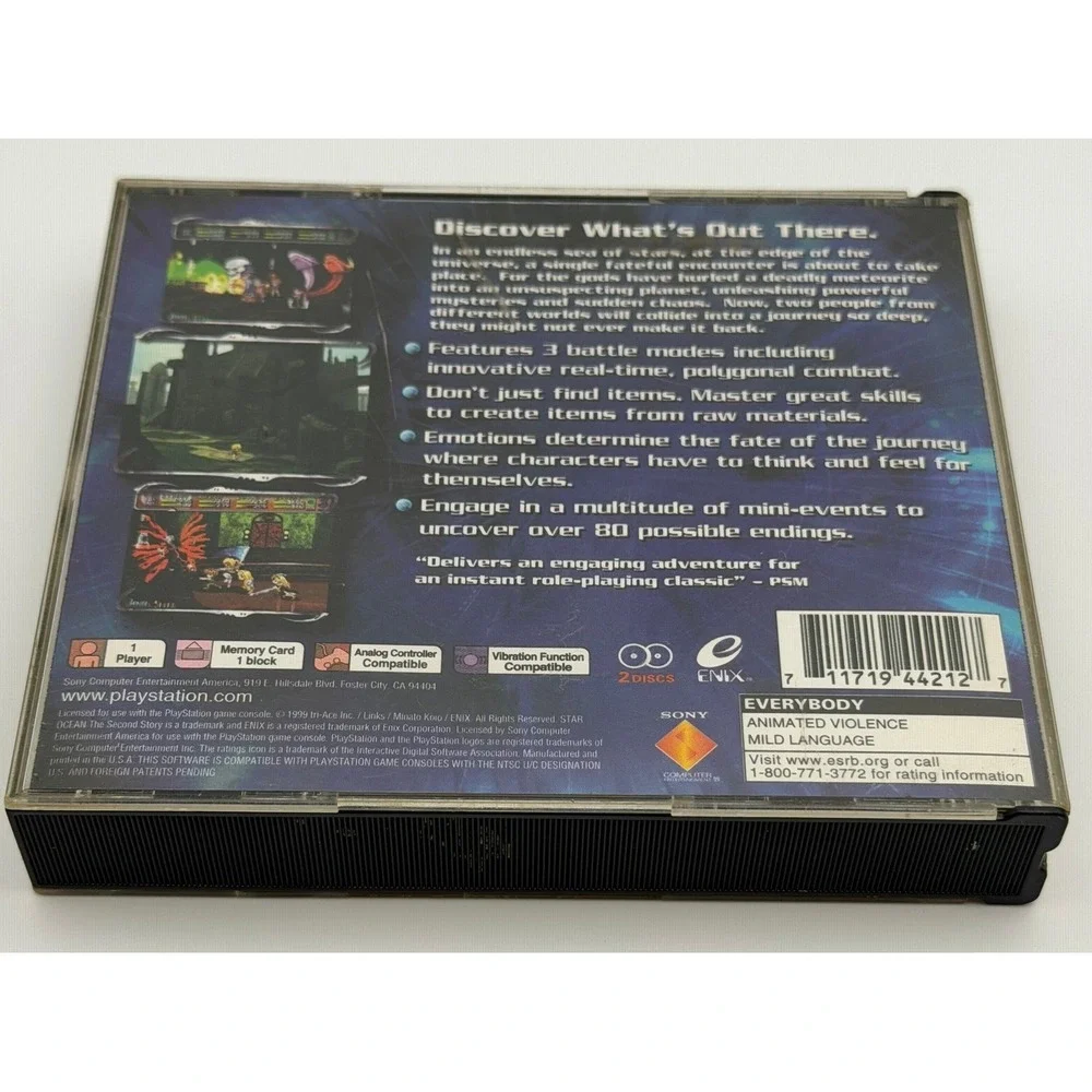 Star Ocean The Second Story PS1 Game The Last Hope International Strategy Guide